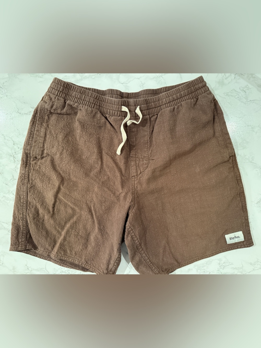 Rhythm Drawstring Shorts Vintage Y2K Inspired Brown Skate Surf Size 33